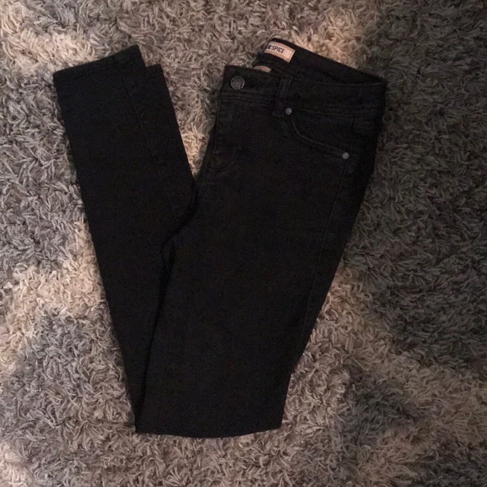 Black skinny jeans